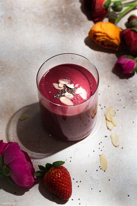 Skin Healthy Beetroot Powder Smoothie - Veganced