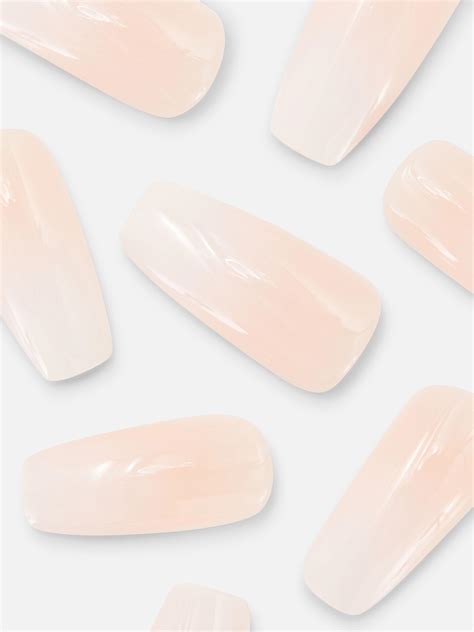 Nude Ps French Ombr Glossy False Nails Primark