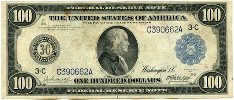 100 Dollars Large Size Federal Reserve Note United States Numista