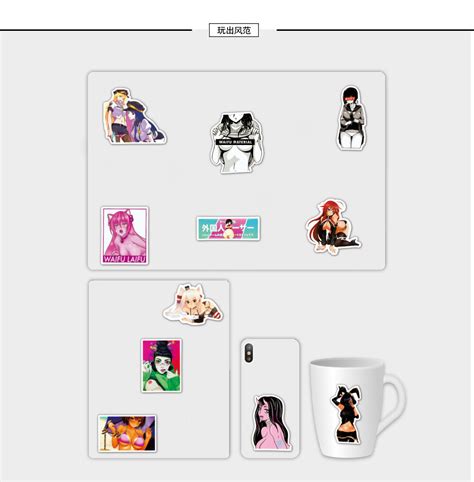 Pc Sexy Hentai Anime Waifu Girl Stickers Women Bikini Decal Vinyl Laptop Cars Ebay