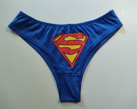 Supergirl Superman Panties Bikini Style Women S Underwear Printed