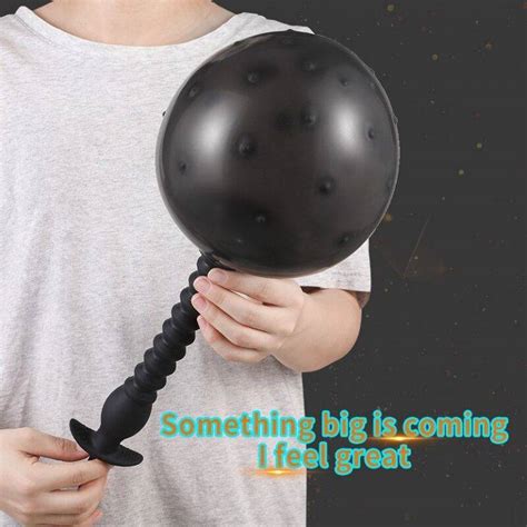 Plug Anal Longo Inflável Buttplug Baloon Chastity