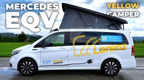 New Mercedes Benz EQV Camper Van 2022 YouTube