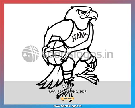 Atlanta Hawks Basketball Sports Vector Svg Logo In Formats