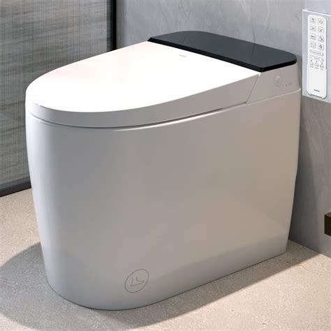 Modern Smart Bidet Toilet with Tank Built In, One Piece Intelligent