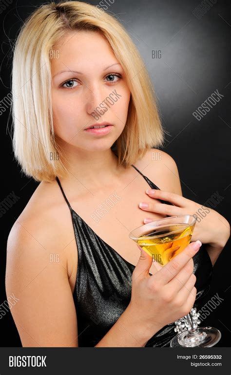 Sexy Blonde Goblet Image Photo Free Trial Bigstock