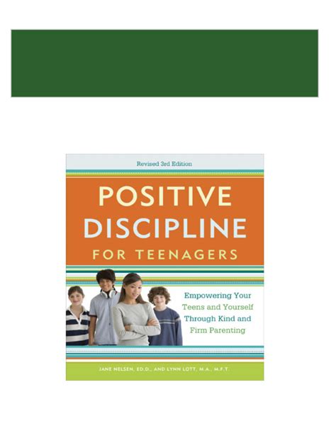 Immediate Download Positive Discipline For Teenagers Empowering Your