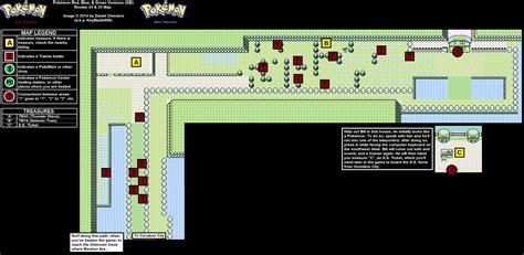 Pokemon Red Version Routes 2425 Map Map For Game Boy By Keyblade999