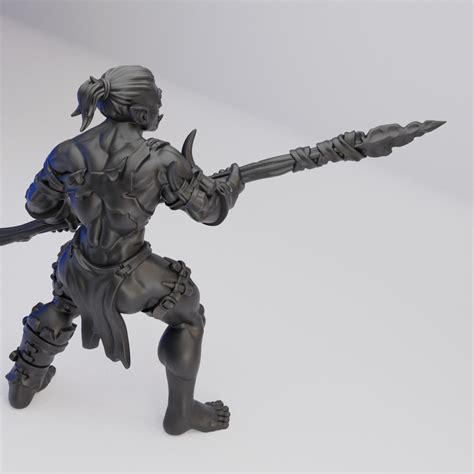 Hot Goblin オーク女戦士C ミニチュア ホットゴブリン 野蛮な戦士