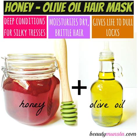 Honey And Olive Oil Hair Mask Deep Conditioning For Silky Tresses Beautymunsta Free