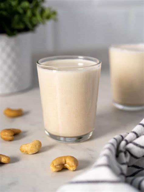 How To Make Homemade Cashew Milk Easy Healthy Vegan