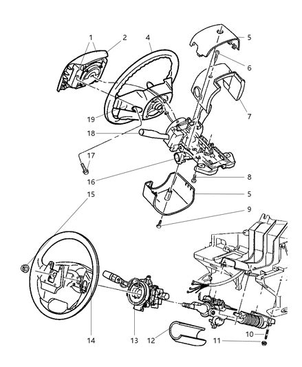 Steering Wheel Assembly Jeep Grand Cherokee