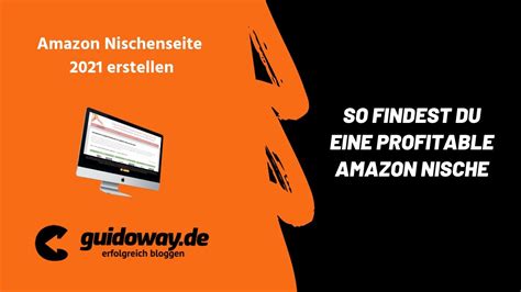 1 Amazon Nischenseiten Profitable Nischen Finden YouTube