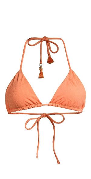 Milly Women S Ojal Tiger Jacquard Triangle Bikini Top