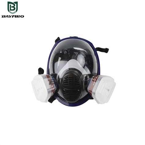 En136 Full Face Respirator Baymro Safety China Start Ppe To Mro Protective Equipment