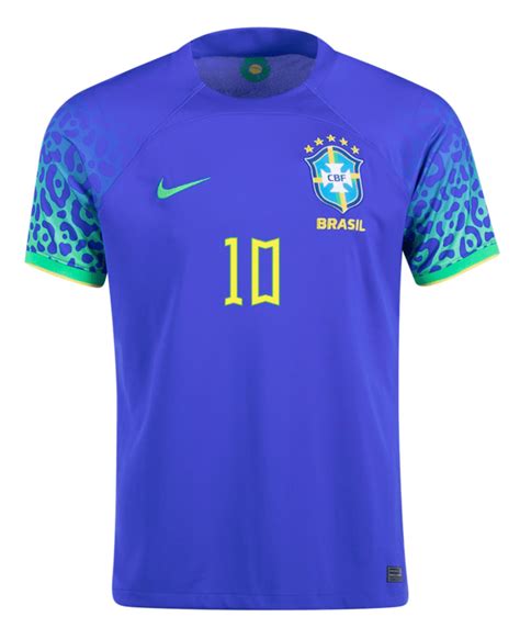 Neymar Jr Brazil 22/23 Away Jersey - JerseyMotion