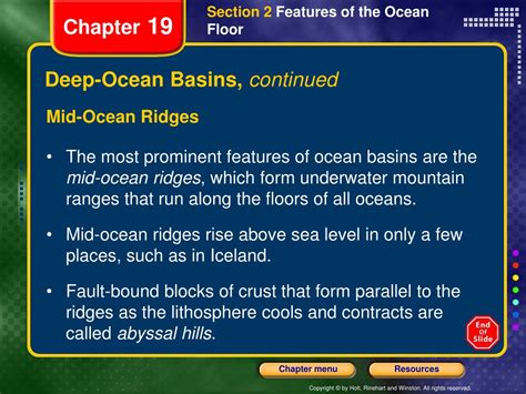 Ppt Features Of The Ocean Floor Powerpoint Presentation Free