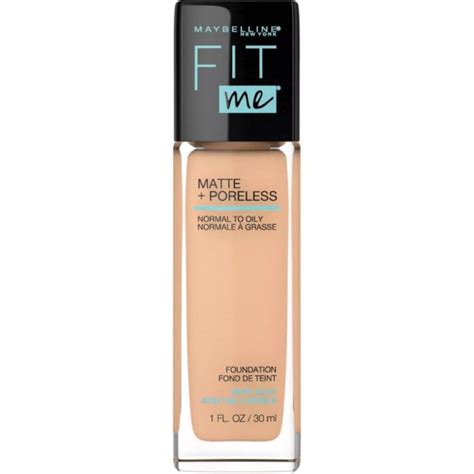 Maybelline 125 Nude Beige FIT ME Matte Poreless Foundation Dupes All In The Blush