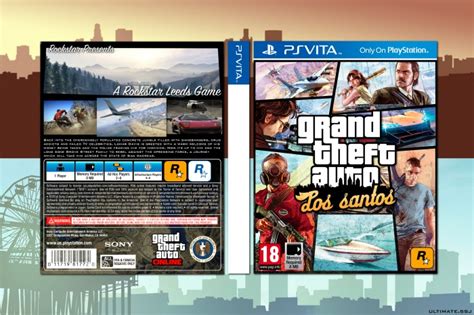 Grand Theft Auto Los Santos Playstation Vita Box Art Cover By Ultimate Ssj