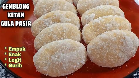 Resep Gemblong Ketan Gula Putih Getas Ketan Empuk Enak Gurih