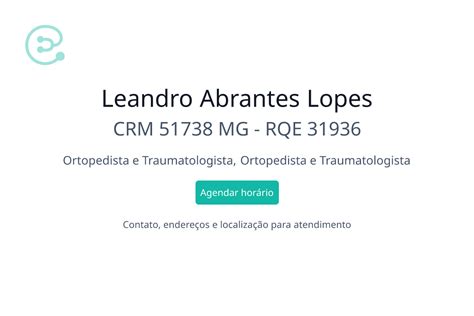 Leandro Abrantes Lopes Ortopedista e Traumatologista em Teófilo Otoni MG