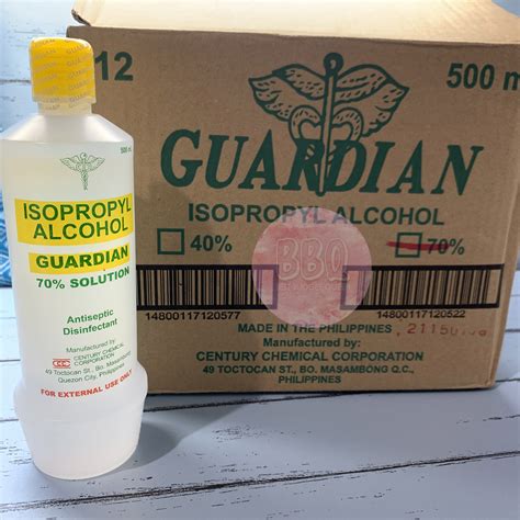 Guardian Isopropyl Alcohol 70 Solution 500 Ml Lazada Ph