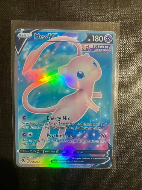 Mew Fusion Strike Vstar Rainbow Set Vmax Climax Gx Ex Vmax V Etsy