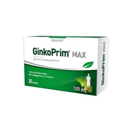 Prospect GinkoPrim Max 120 Mg 30 Tablete Walmark Bebe Tei