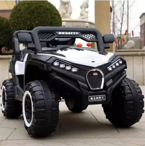 Детский Электромобиль Джип Bugatti Бугатти Белый 4 Мотора Полный Привод ...