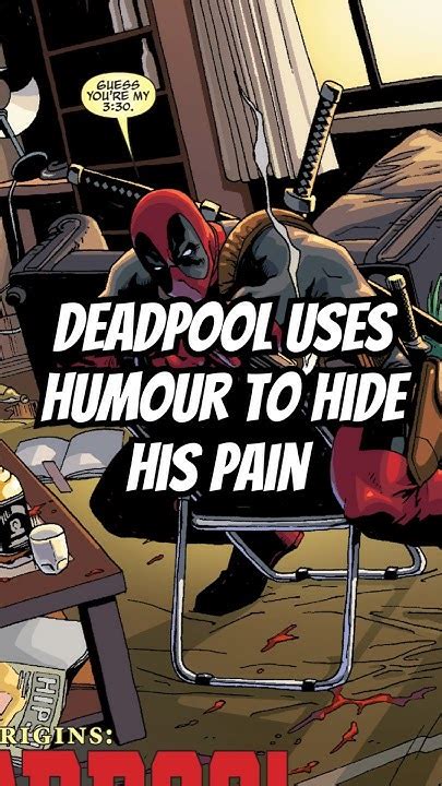 Deadpool uses humour to hide his pain - YouTube