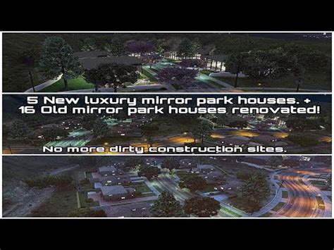 GTA V FIVEM MLO Mirror Park Houses V3 21 Special Houses MAP MLO