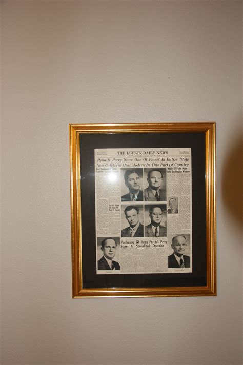 [Framed Clipping From the Lufkin Daily News] - The Portal to Texas History