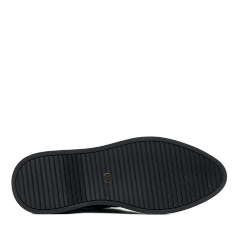 Ботинки черные кожаные с острым носом стильные зимние Oeego 1625Ц ...