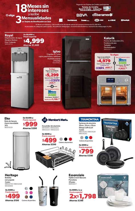 Cuponera Sams Club Folleto De Ofertas Preventa Hot Sale