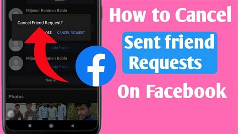 How To Cancel Sent Friend Requests On Facebook See Sent Friend Request Facebook Youtube