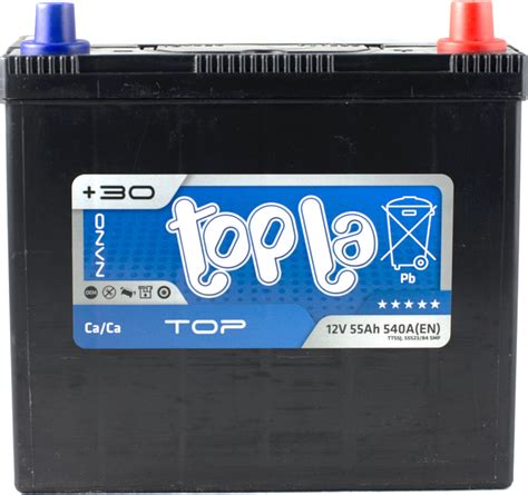 Автомобильный аккумулятор Topla 55Ah/12V Top/Energy Japan Euro (0 ...
