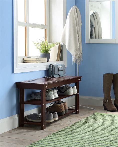 Oxford Utility Mudroom Bench Convenience Concepts Es Welcome