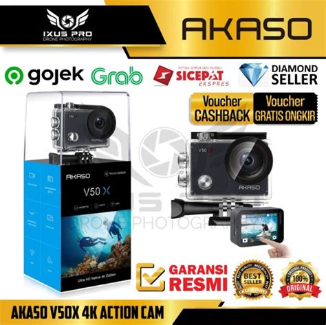 Akaso V50X 4K Action Cam Akaso V50 X Action Camera GARANSI RESMI ...