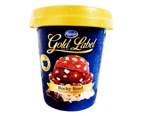 magnolia gold label rocky road ice cream ml