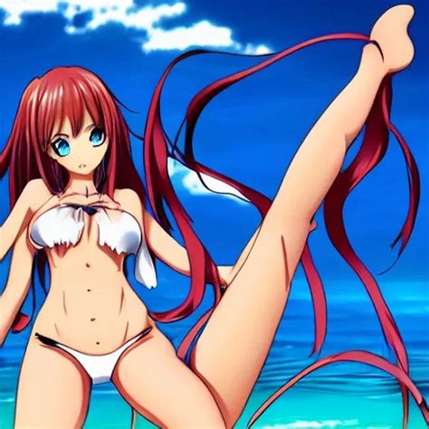 Anime Girl Bikini Arthub Ai