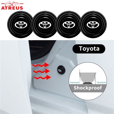 8pcsset Toyota Car Door Shock Absorber Cushion Gasket Anti Collision