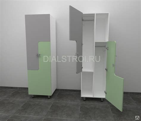 Шкафчики для раздевалки из ЛДСП двери L- или Z-образный, цена в Астане ...