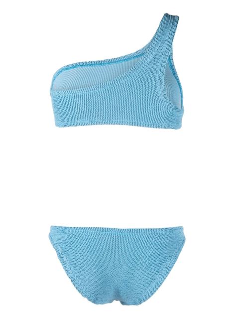 Hunza G Blue Nancy Crinkle Bikini ModeSens