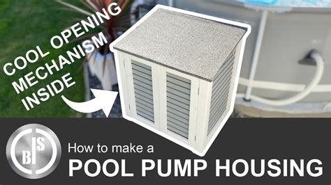 Making A Pool Pump Housing With A Cool Opening Mechanism Youtube