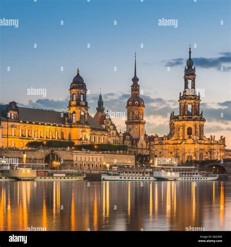 Dresden Evening View Stock Photo - Alamy