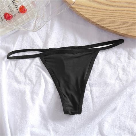 Sexy Dames String 3 Pack Met Zwart Wit Rood Katoen Vrouwen Lingerie Bol