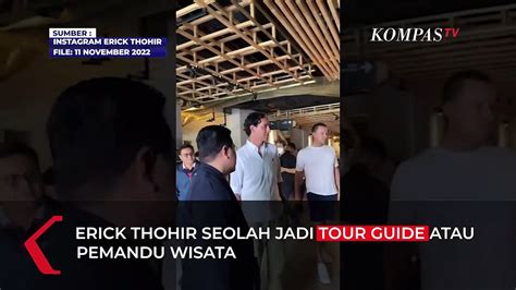 Saat Erick Thohir Jadi Tour Guide John Terry Dan Alessandro Nesta