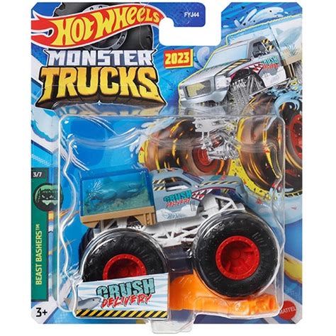 Машинка Хот Вилс Монстр Трак Monster Trucks Crush Delivery Hot Wheels HKM фото отзывы