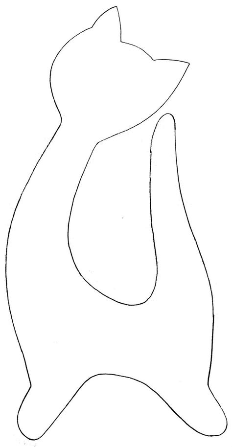 Шаблоны выкройки кота 29 фото