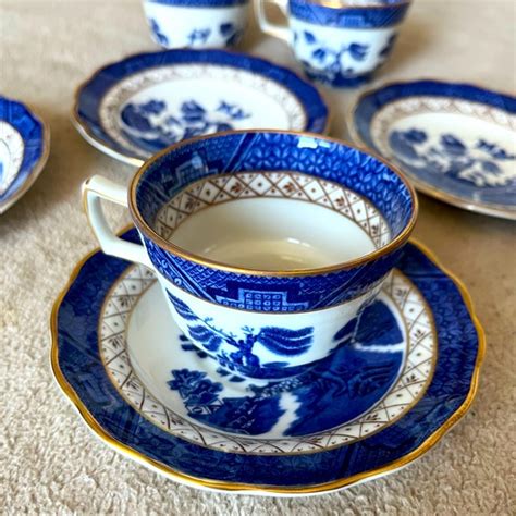 Royal Doulton Dining Royal Doulton Blue Gold Real Old Willow